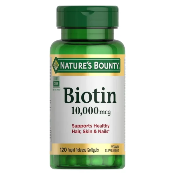 Nature's Bounty Biotin 10000mcg | 120 caps