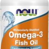 NOW Supplements, Omega-3, Molecularly Distilled, 100 Softgels